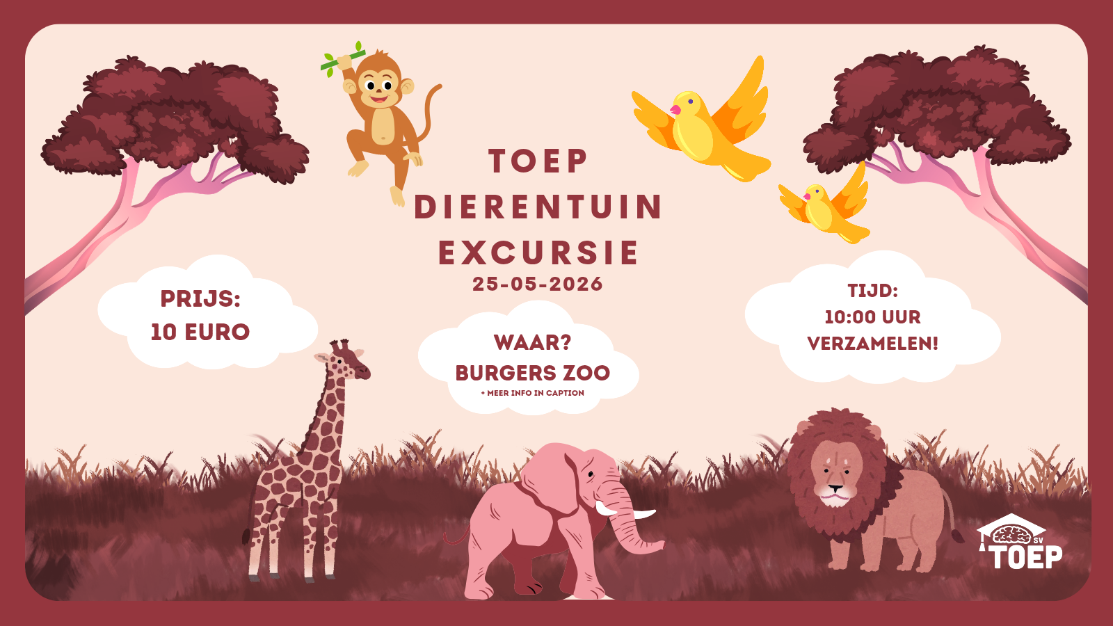 TOEP dierentuin excursie