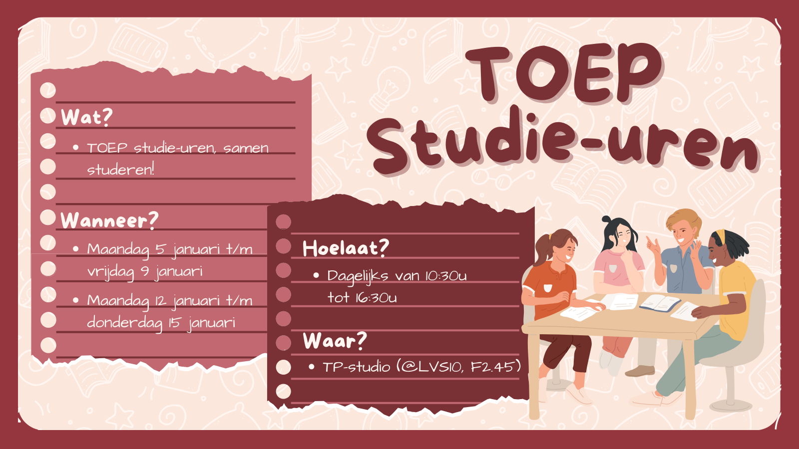 TOEP studieuren
