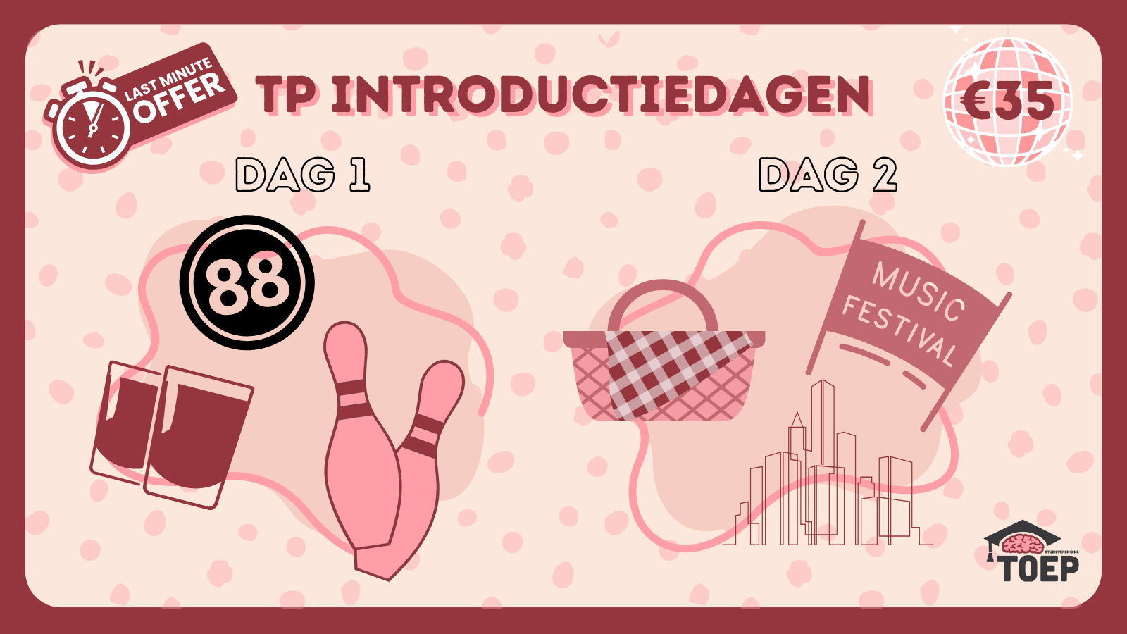 Last minute TP Introductieticket