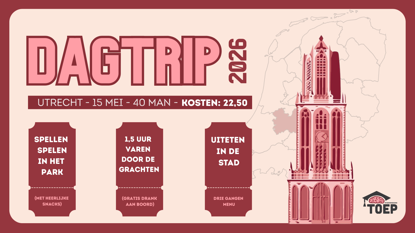 Dagtrip Utrecht 2026