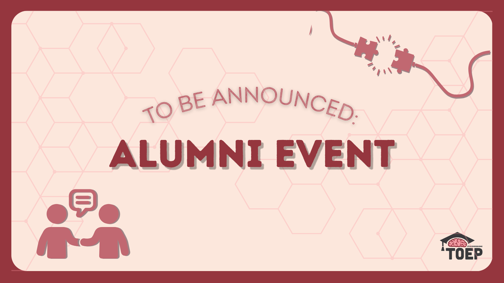 To be announced: Alumni Event