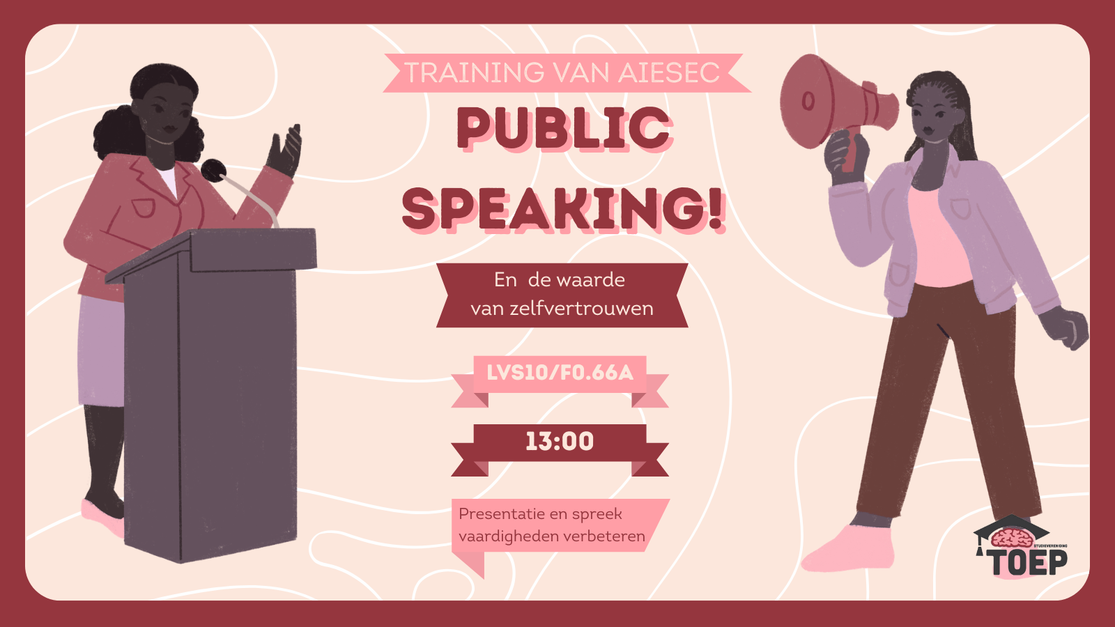 Training public speaking